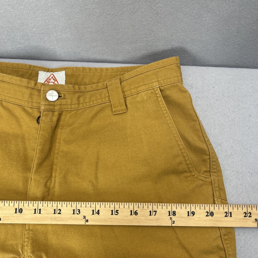 LIVSN Flex Canvas Pants V3 Men 32x29 Carmel Mustard Organic Cotton Blend Outdoor - Picture 7 of 13